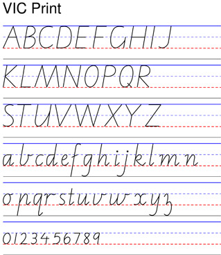 Qld Cursive Handwriting Font Download
