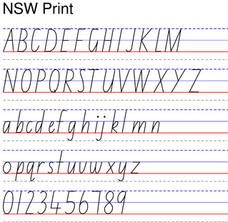 Nsw Foundation Style Handwriting Font Download