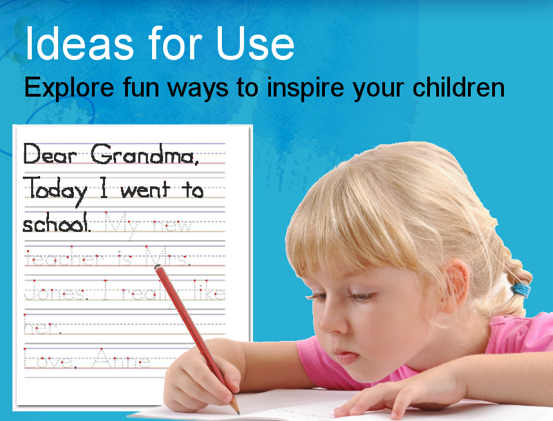 children's handwriting practice sheets